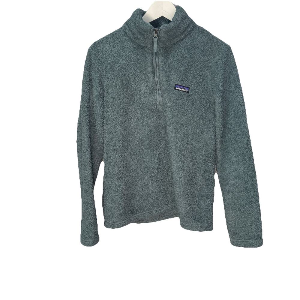 PATAGONIA Los gatos 1/4 zip/Abalone blue/womens L Shirt